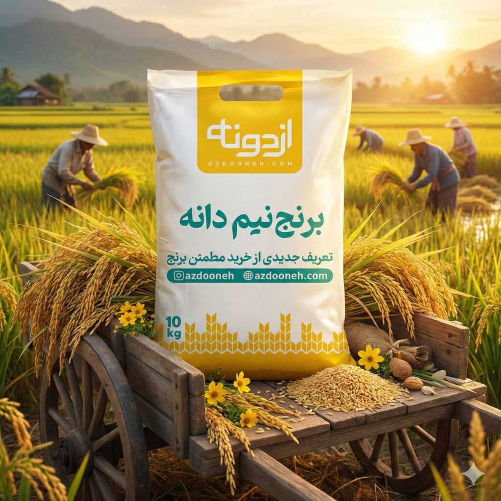 برنج نیم دانه ازدونه